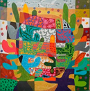 Cipriano Souza (pintura) - "Mandacaru e Calangos"
