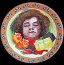 Suzanne Salvini (pintura) - "Maria Bonita Temperada com Pimenta Servida com Pamonha e Acarajé"