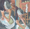 Clara Luz (pintura) - "Minha Vó Fazendo Sabão 3"